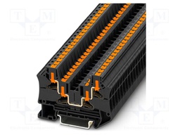Splice terminal: rail; PTV; 32A; 1kV; push-in; PA; L: 45.7mm; W: 6.2mm