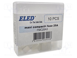 Fuse: fuse; 25A; 32VDC; automotive; 16.2mm; 16.2x6.5x18.5mm