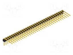 Connector: pin strips; pin header; male; PIN: 33; 2.54mm; THT; 1x33