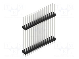 Connector: pin strips; pin header; male; PIN: 30; 2.54mm; THT; 2x15