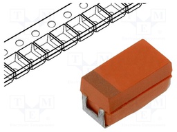 Capacitor: niobium; OxiCap; SMD; 10uF; 10VDC; Case: A; 1206; ±20%