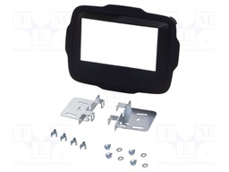 Radio frame; Jeep; 2 DIN; black