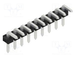 Connector: pin strips; pin header; male; PIN: 9; 2.54mm; THT; 1x9