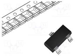 Diode: TVS array; 13.3V; 350W; bidirectional; SOT23; Ch: 2