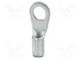 Non-insulated; Body: silver; Tip: ring