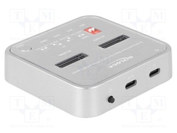 Docking station; USB 3.2 Gen 2; silver