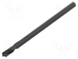 Drill bit; for metal; Ø: 2.5mm; L: 43mm; bulk,industrial; HSS SUPER