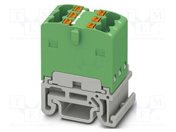 Splice terminal: rail; 17.5A; 500V; push-in; PA; 0.14÷2.5mm2; TS15