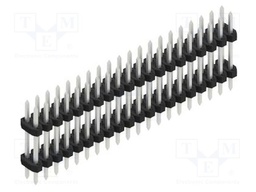 Connector: pin strips; pin header; male; PIN: 40; 2mm; THT; 2x20