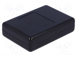 Enclosure: multipurpose; X: 60mm; Y: 84mm; Z: 22mm; ABS; black