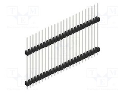 Connector: pin strips; pin header; male; PIN: 24; 2.54mm; THT; 1x24
