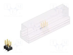 Connector: pin strips; pin header; male; PIN: 6; 2.54mm; SMT; 2x3