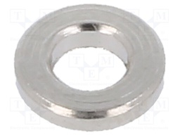 Spacer sleeve; 1mm; cylindrical; brass; nickel; Out.diam: 5mm