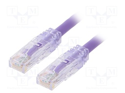 Patch cord; TX6™ PLUS,U/UTP; 6; stranded; Cu; LSZH; violet; 24AWG