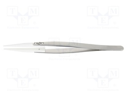 Tweezers; 140mm; Blades: straight,narrow; Blade tip shape: flat