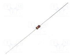 Resistor: carbon film; THT; 1.7kΩ; 125mW; ±5%; Ø1.85x3.5mm; axial