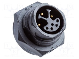 Socket; Connector: circular; size C; male/female; PIN: 8(6+2); IP67