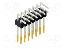 Connector: pin strips; pin header; male; PIN: 14; 2.54mm; THT; 2x7