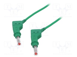 Connection cable; PVC; 2m; green; 32A; Type: with sliding cover