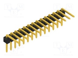 Connector: pin strips; pin header; male; PIN: 14; 2.54mm; THT; 1x14