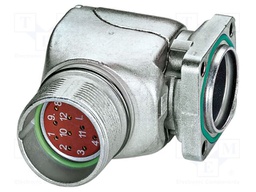 Connector: M23; socket; PIN: 12; female; crimped; shielded; IP67; RF