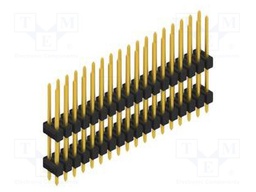 Connector: pin strips; pin header; male; PIN: 36; 2.54mm; THT; 2x18