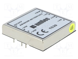 Converter: DC/DC; 34.5W; Uin: 18÷75V; Uout: 15VDC; Uout2: -15VDC