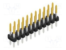 Connector: pin strips; pin header; male; PIN: 22; 2mm; THT; 2x11