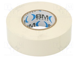 Tape: electrical insulating; W: 25mm; L: 25m; Thk: 0.15mm; white