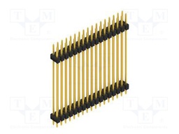 Connector: pin strips; pin header; male; PIN: 34; 2.54mm; THT; 2x17
