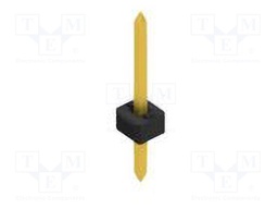 Connector: pin strips; pin header; male; PIN: 1; 2mm; THT; 1x1; 100V
