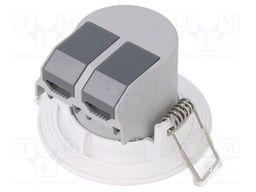 LED spotlight; 220/240VAC; 5W; warm white; 36°; 3000K; 380lm; Ø72mm