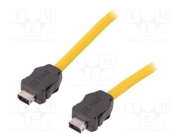 Cable: patch cord; ix Industrial plug x2; Cat: 6a; 1.5m; plug; plug