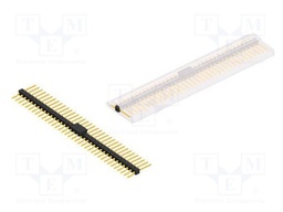 Connector: pin strips; pin header; male; PIN: 36; 2.54mm; SMT; 1x36