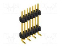 Connector: pin strips; pin header; male; PIN: 7; 1.27mm; SMT; 1x7
