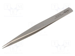 Tweezers; 130mm; for precision works; Blades: straight