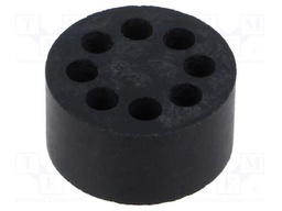 -20÷100°C; 6mm; HELUTOP® HT-MFDE; Accessories: insert for gland