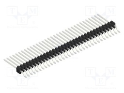 Connector: pin strips; pin header; male; PIN: 33; 1.27mm; SMT; 1x33