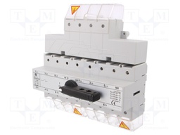Switch: mains-generator; Stabl.pos: 3; 160A; I-0-II; Mounting: DIN