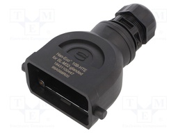 Enclosure: for rectangular connectors; Han Eco B; for cable