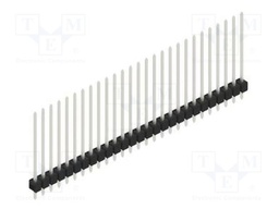 Connector: pin strips; pin header; male; PIN: 27; 2.54mm; THT; 1x27