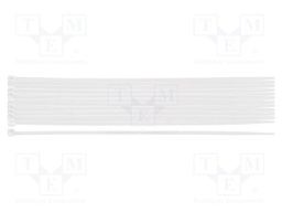 Cable tie; L: 200mm; W: 2.5mm; natural; 20pcs; EXTREME