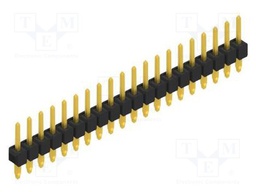 Connector: pin strips; pin header; male; PIN: 20; 2.54mm; THT; 1x20