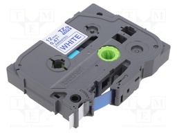 Tape; Width: 12mm; Colour: white; Character colour: blue; L: 8m