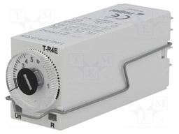 Timer; 0,1s÷100h; 4PDT; 250VAC/6A; 24VAC; DIN,socket,on panel