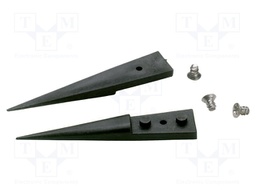 Blades: straight; Spare part: tip; 2pcs; V: ESD
