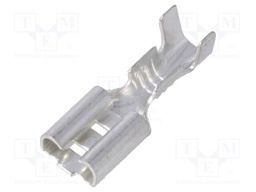 Terminal: flat; 4.8mm; 0.5mm; female; 0.5÷1mm2; crimped; for cable