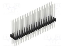 Connector: pin strips; pin header; male; PIN: 48; 1.27mm; THT; 2x24
