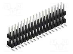 Connector: pin strips; pin header; male; PIN: 36; 2.54mm; SMT; 2x18