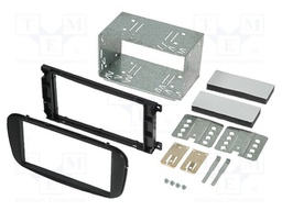 Radio mounting frame; Ford; 2 DIN; black
